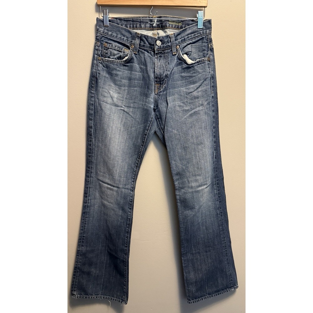 7 For All Mankind Bootcut Jeans‎ Vintage Y2K Made In USA Mens Size 29 X 33